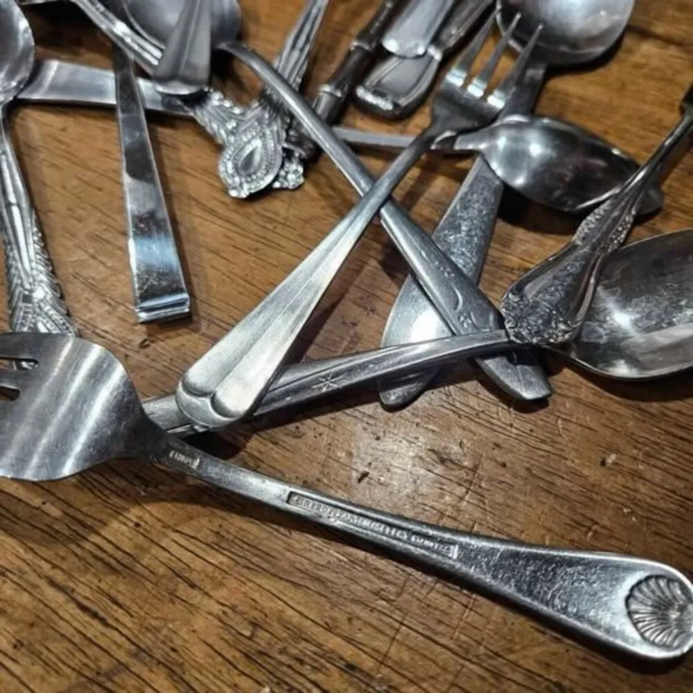 Mixed Lot of Stainless Steel Flatware - Spoons, Forks, Knives. lot#2